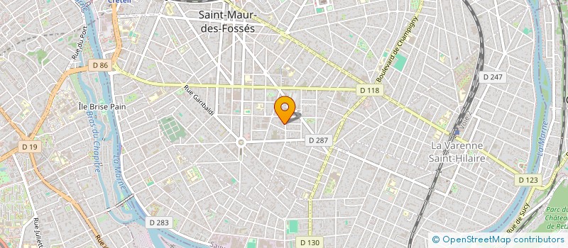 localisation de l'entreprise BATI-PEREIRA à SAINT-MAUR-DES-FOSSES