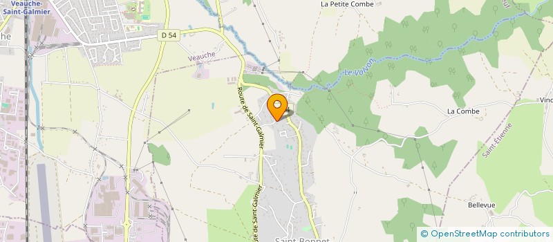 localisation de l'entreprise BATI PERLES  SAINT-BONNET-LES-OULES