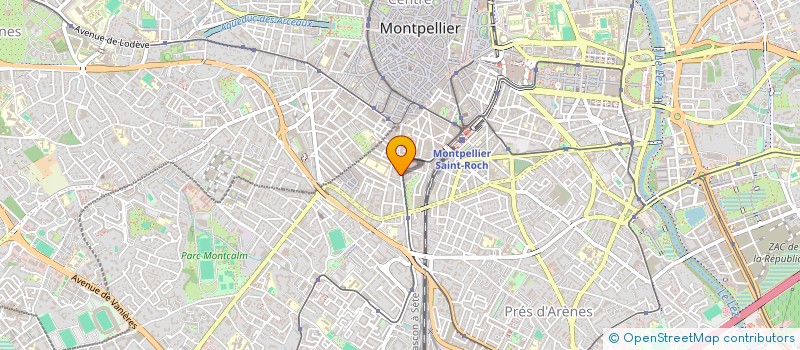 localisation de l'entreprise BATI PIERRES 34 à MONTPELLIER