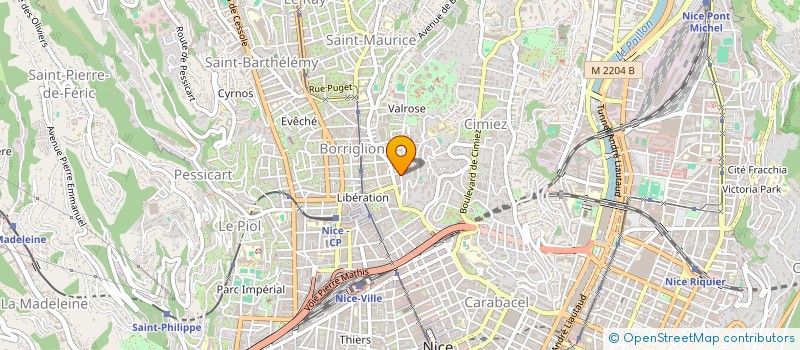 localisation de l'entreprise BATI PIERRES à NICE
