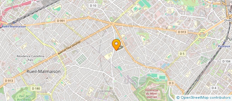 localisation de l'entreprise BATI PINTO  NANTERRE