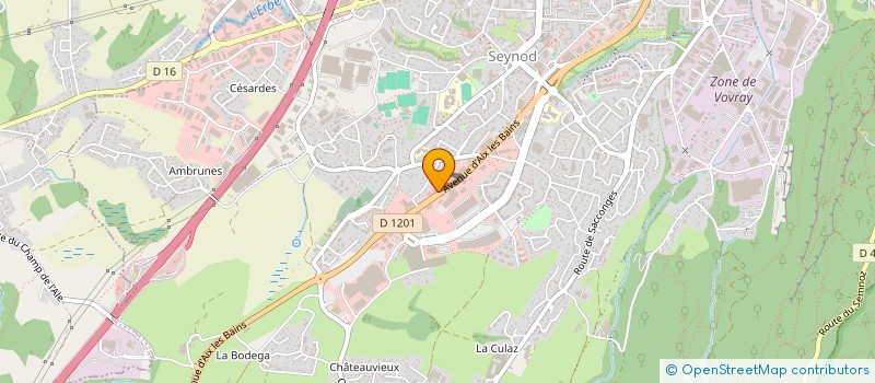 localisation de l'entreprise BATI PLACQ à ANNECY