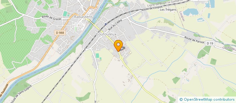 localisation de l'entreprise BATI PLANET à COUFOULEUX