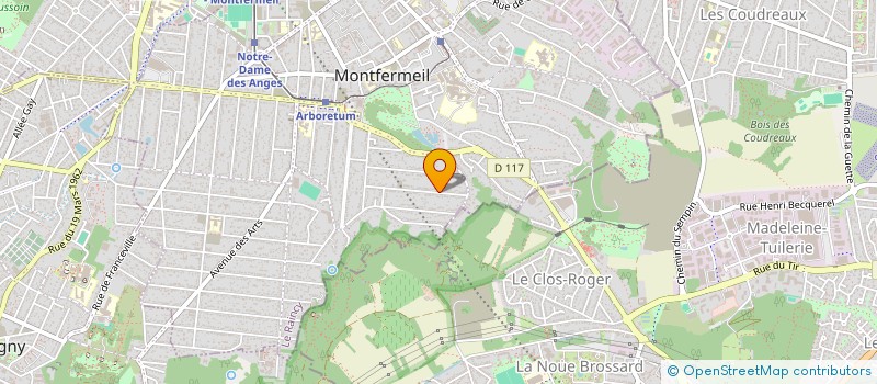 localisation de l'entreprise BATI-PLUS à MONTFERMEIL
