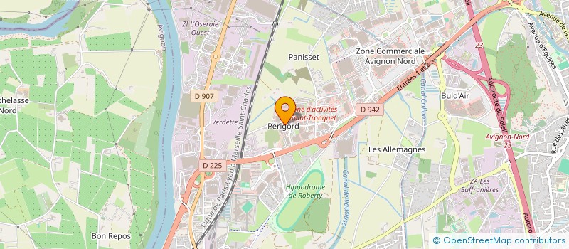 localisation de l'entreprise BATI PLUS à LE PONTET