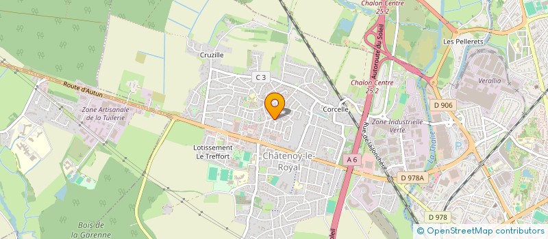 localisation de l'entreprise BATI PLUS à CHATENOY-LE-ROYAL
