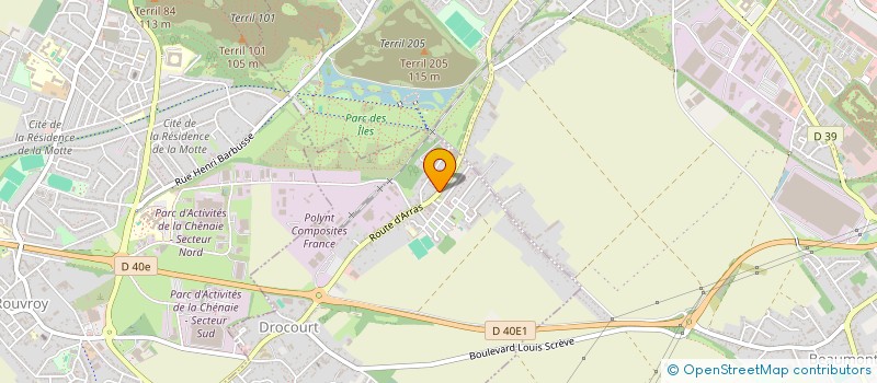 localisation de l'entreprise BATI PLUS  DROCOURT