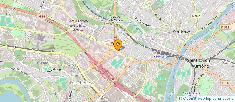 localisation de l'entreprise BATI PLUS  PONTOISE