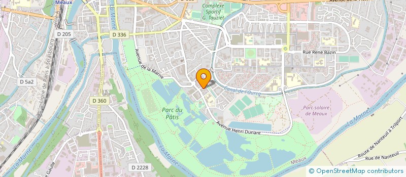 localisation de l'entreprise BATI PLUS à MEAUX