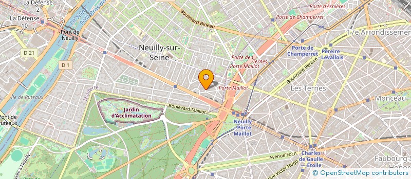 localisation de l'entreprise BATI PLUS à NEUILLY-SUR-SEINE