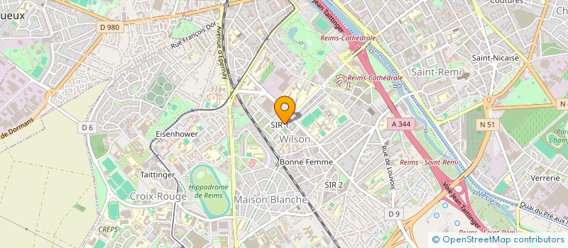 localisation de l'entreprise BATI PLUS MARNE  REIMS