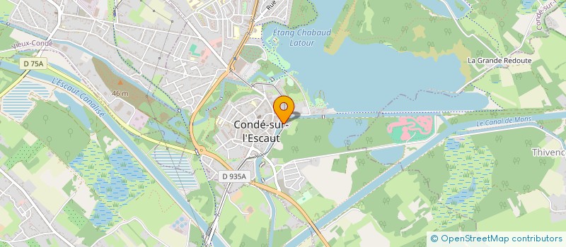 localisation de l'entreprise BATI PLUS NORD à CONDE-SUR-L'ESCAUT