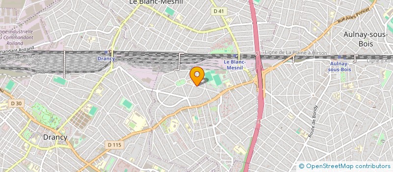 localisation de l'entreprise BATI PLUS SERVICES à LE BLANC-MESNIL