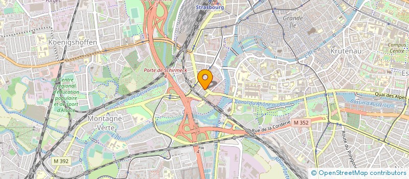 localisation de l'entreprise BATI PLUSIEURS à STRASBOURG