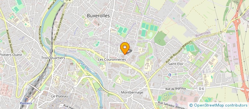 localisation de l'entreprise BATI POSE 86 à POITIERS