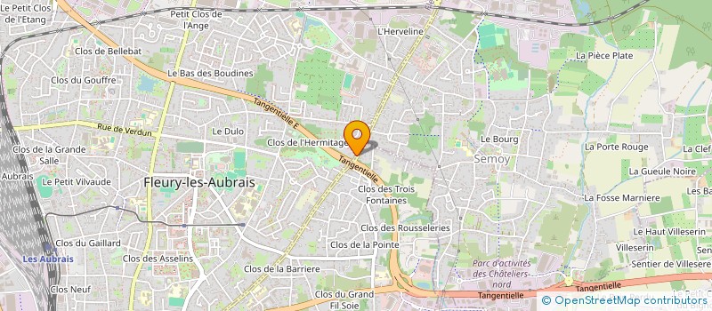 localisation de l'entreprise BATI POSE SARL à FLEURY-LES-AUBRAIS