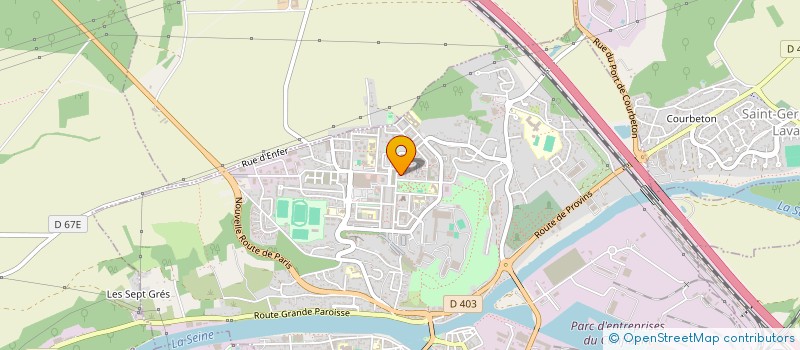 localisation de l'entreprise BATI PRECIS  MONTEREAU-FAULT-YONNE