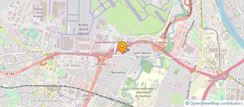 localisation de l'entreprise BATI PREST SUD-OUEST à TOULOUSE