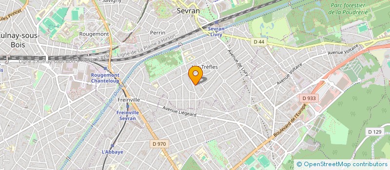 localisation de l'entreprise BATI PRESTIGE à SEVRAN