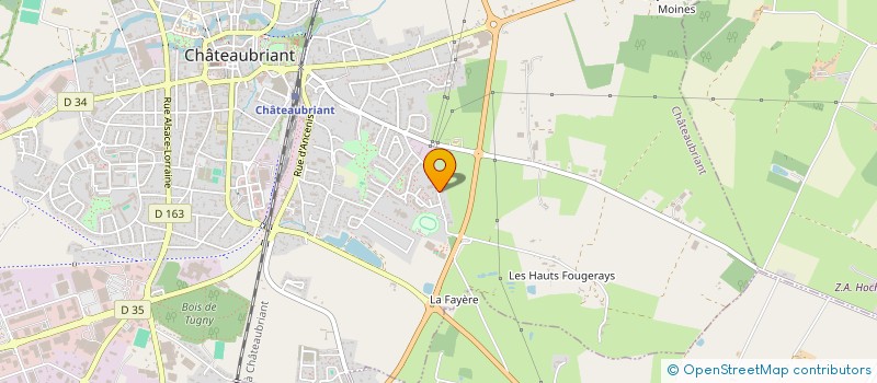 localisation de l'entreprise BATI PRESTIGE  CHATEAUBRIANT