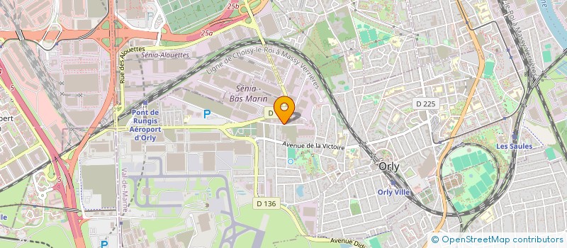 localisation de l'entreprise BATI PRESTIGE CORPORATION  ORLY