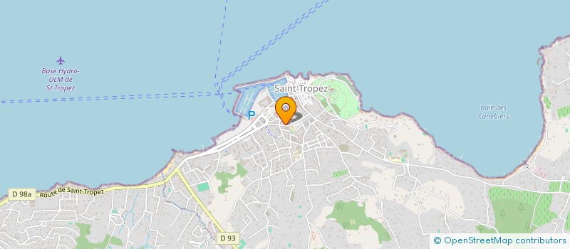 localisation de l'entreprise BATI PRESTIGE SARL  SAINT-TROPEZ