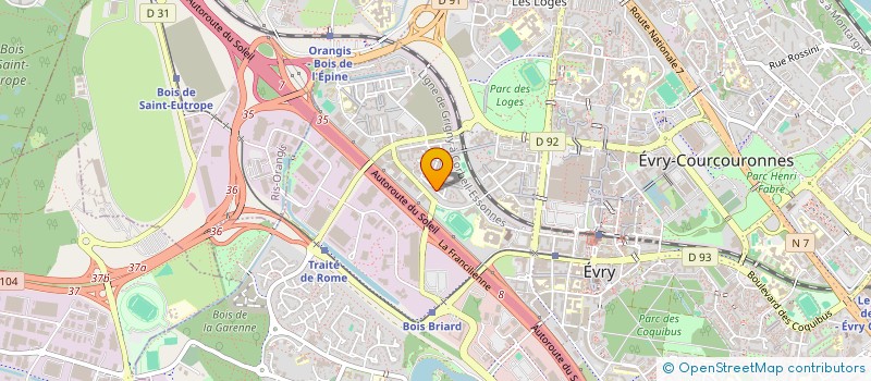 localisation de l'entreprise BATI PRIM  QUINCY-SOUS-SENART