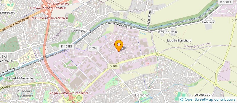 localisation de l'entreprise BATI-PRIM  PERIGNY