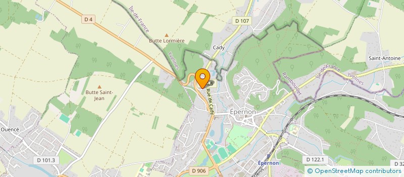localisation de l'entreprise BATI PRIVE à EPERNON