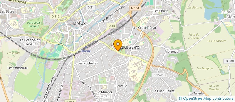 localisation de l'entreprise BATI PRIVE MJ à DREUX