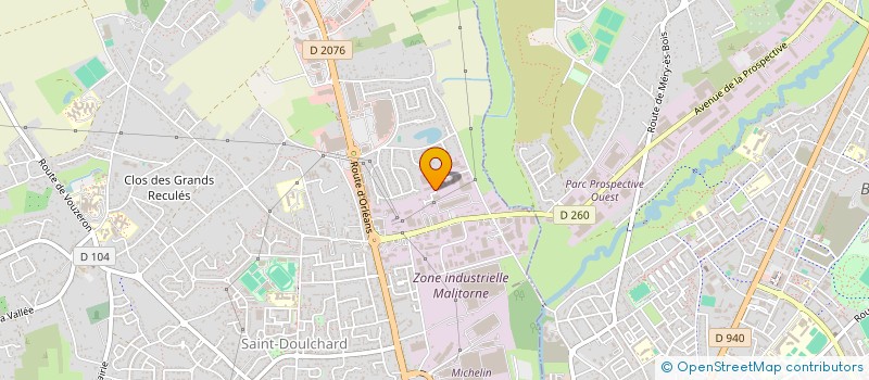 localisation de l'entreprise BATI PRO 18  SAINT DOULCHARD