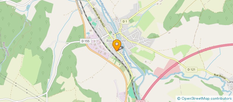 localisation de l'entreprise BATI-PRO à ROLAMPONT