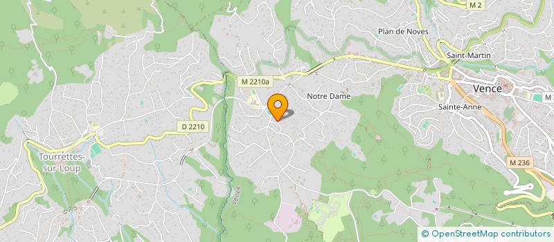 localisation de l'entreprise BATI PRO à VENCE