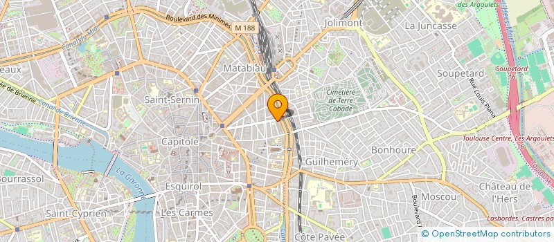 localisation de l'entreprise BATI-PRO à TOULOUSE