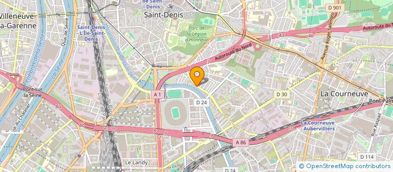 localisation de l'entreprise BATI-PRO à SAINT-DENIS