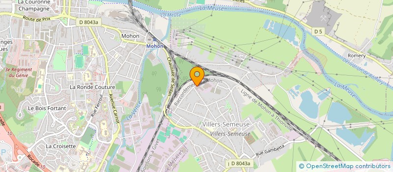 localisation de l'entreprise BATI PRO  VILLERS-SEMEUSE