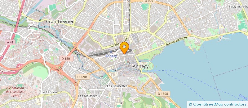 localisation de l'entreprise BATI PRO à ANNECY