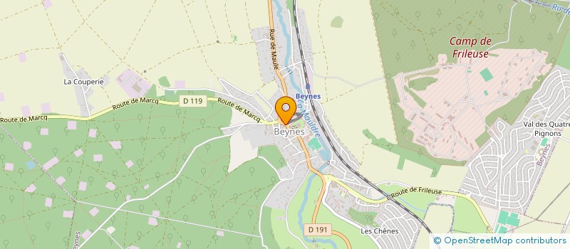 localisation de l'entreprise BATI PRO  BEYNES