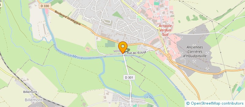 localisation de l'entreprise BATI PRO 55 à VERDUN