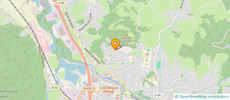 localisation de l'entreprise BATI PRO 67 à SAINT-DIE-DES-VOSGES