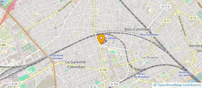localisation de l'entreprise BATI.PRO à LA GARENNE-COLOMBES