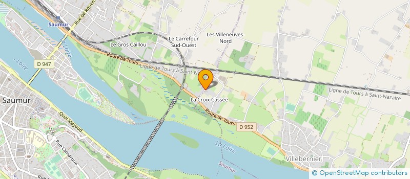 localisation de l'entreprise BATI PRO  SAUMUR