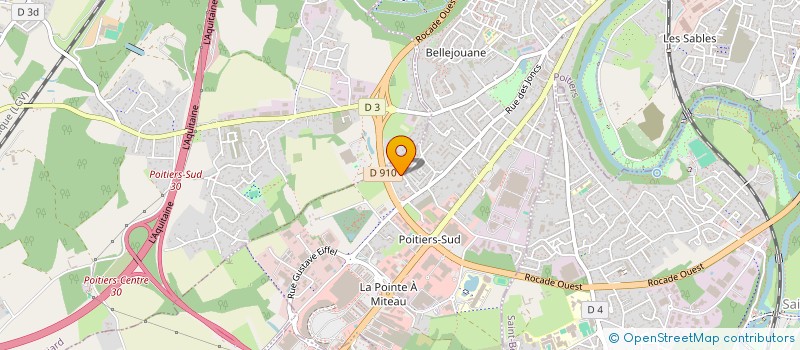 localisation de l'entreprise BATI PRO 86  POITIERS