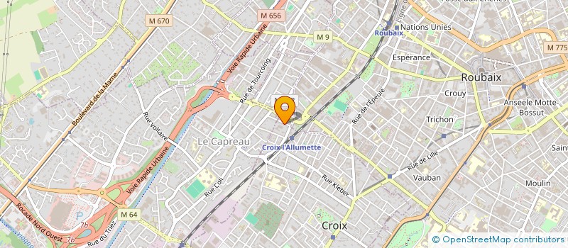 localisation de l'entreprise BATI PRO  CROIX