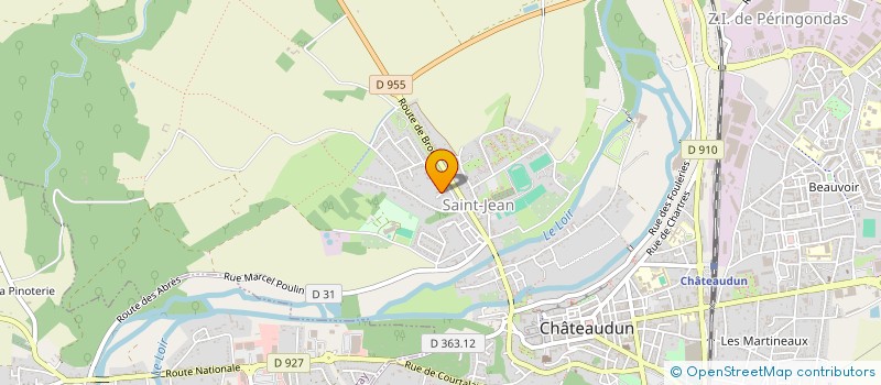 localisation de l'entreprise BATI PRO à CHATEAUDUN