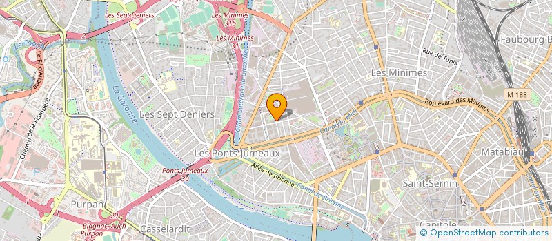 localisation de l'entreprise BATI PRO CONSTRUCTIONS à TOULOUSE