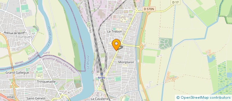 localisation de l'entreprise BATI PRO ENVIRONNEMENT  ARLES