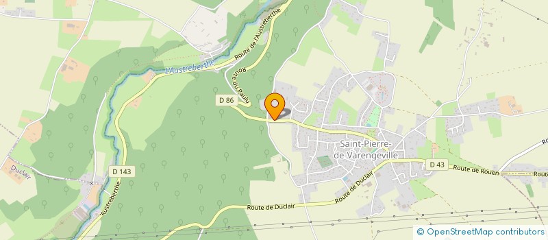 localisation de l'entreprise BATI-PRO MATERIAUX  SAINT-PIERRE-DE-VARENGEVILLE