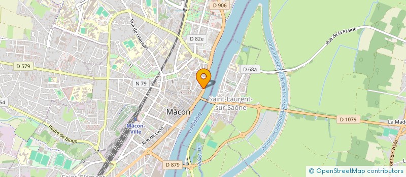 localisation de l'entreprise BATI' PRO PLATRERIE-PEINTURE  MACON