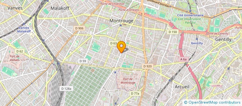 localisation de l'entreprise BATI PRO RENOV 92  MONTROUGE